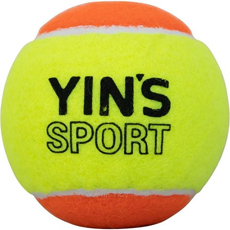 Bola de Beach Tennis AMARELO/LARANJA C/03BOLAS