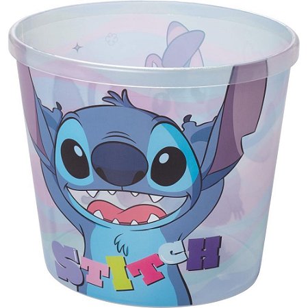 Pote Plastico STITCH Balde para Pipoca 2,1L