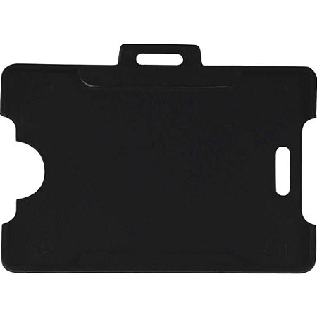 Protetor para Cracha Plastico Preto 54X86MM C/50 - Reflex