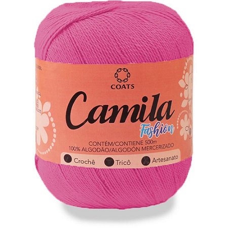 Linha para Croche Camila Fashion 01179 Rosa PCT.C/06