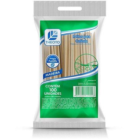 Linha Higiene Pessoal Palito de Madeira P/UNHAS
