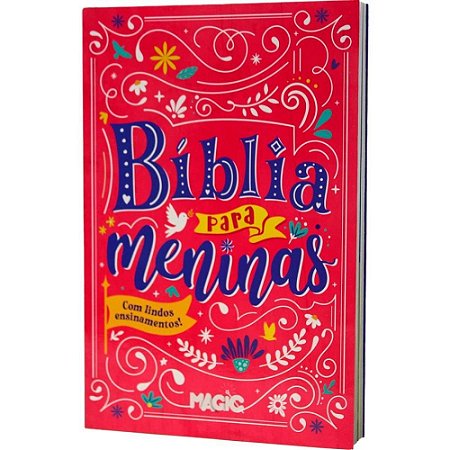 Livro Infantil Ilustrado Biblia P/MENINAS 20X14CM 128PG