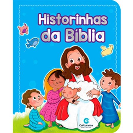 Livro Infantil Ilustrado Historinhas da Biblia Azul