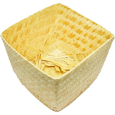 Artigo para Decoracao Cachepot Arranjo de Palha PEQ
