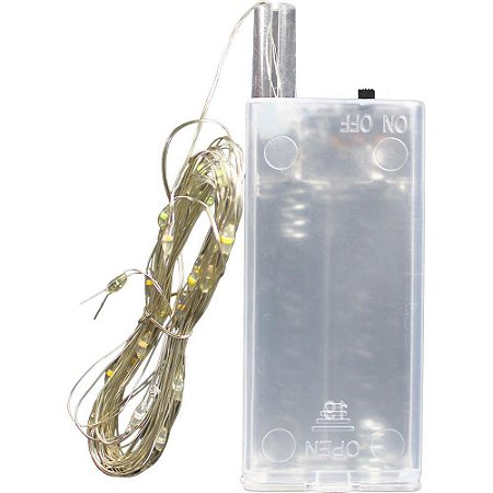 Artigo para Decoracao Fio de LED LUZ Quente 30LD 3MT