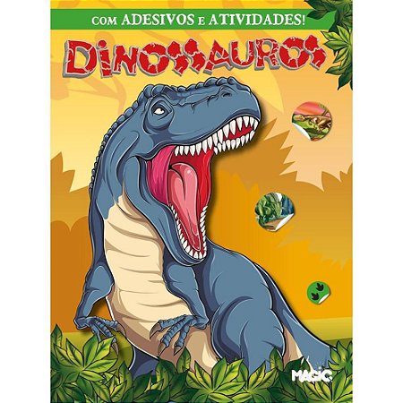 Livro de Atividades Dinossauros C/ADESIVOS