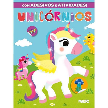 Livro de Atividades Unicornios C/ADESIVOS