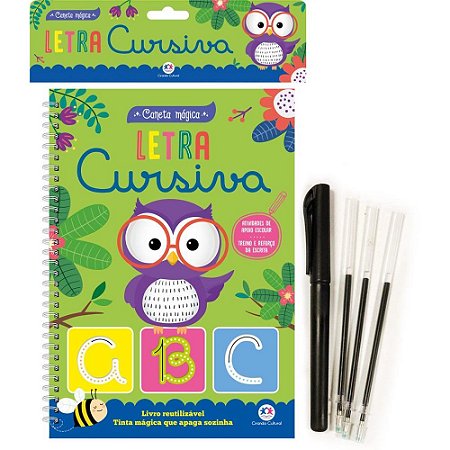 Livro de Atividades Caneta Magica Letra Cursiva
