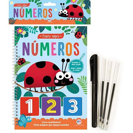 Livro de Atividades Caneta Magica Numeros Espiral