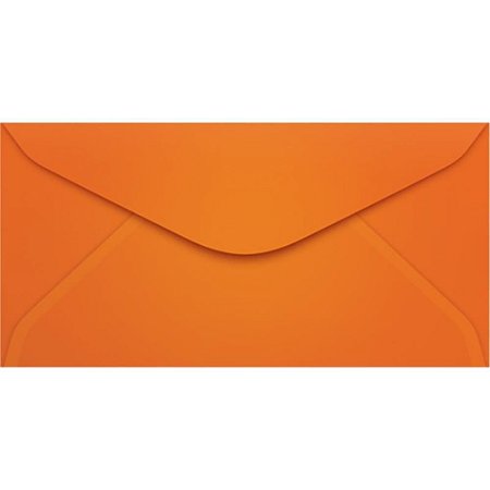 Envelope Oficio Colorido 114X229 Laranja