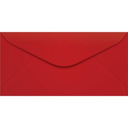 Envelope Oficio Colorido 114X229 Vermelho