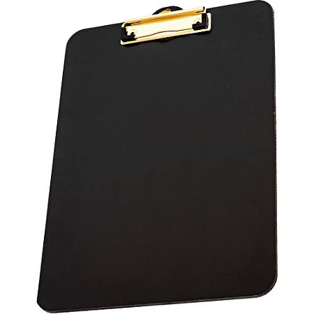 Prancheta Duratex A4 Office BLACK MDF GOLD