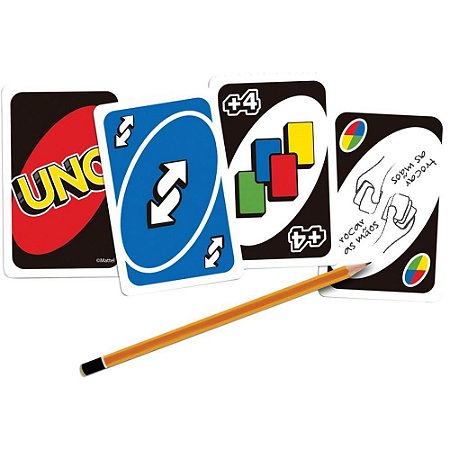 Jogo de Cartas UNO 114 Cartas