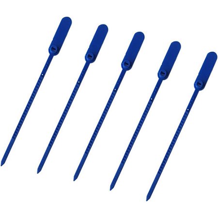 Lacre para Malote Azul Espinha de Peixe 16CM PCTE C/100 Tykheplas