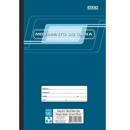 Livro Movimento Caixa Oficio 100 Folhas (17891321100537)