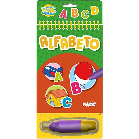 Livro Aquabook Alfabeto 24X14CM 10PAGS.