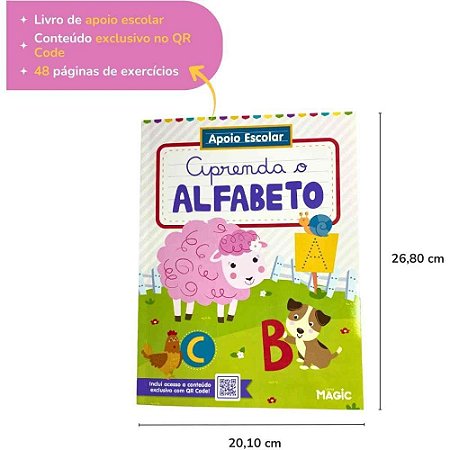 Livro Cartilha Aprenda o Alfabeto 96F