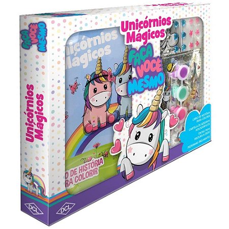 Livro Infantil Colorir Unicornios Faca Voce Mesmo