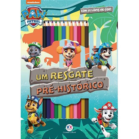 Livro Infantil Colorir Patrulha Canina KIT Colorir