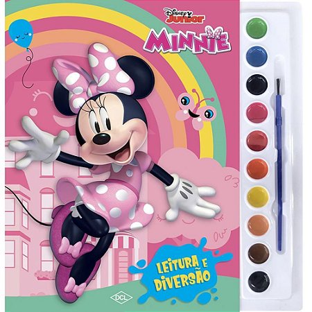 Livro Aquarela Minnie 29X28,5CM 16PGS
