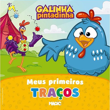 Livro Ensino Galinha Pintadinha Tracos
