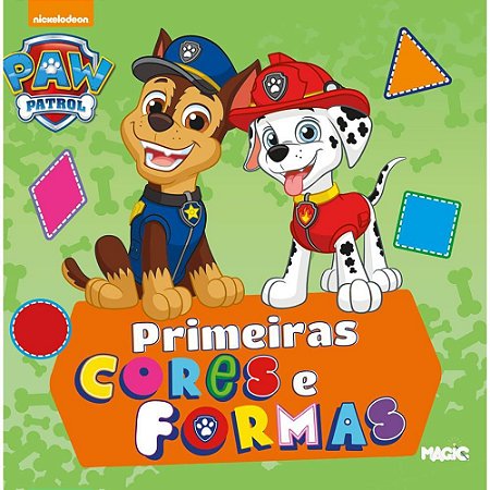 Livro Ensino Patrulha Canina FORMAS/CORES