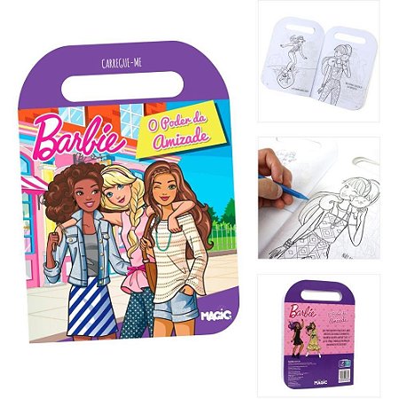 Livro Infantil Colorir Barbie Carregue ME 32PGS