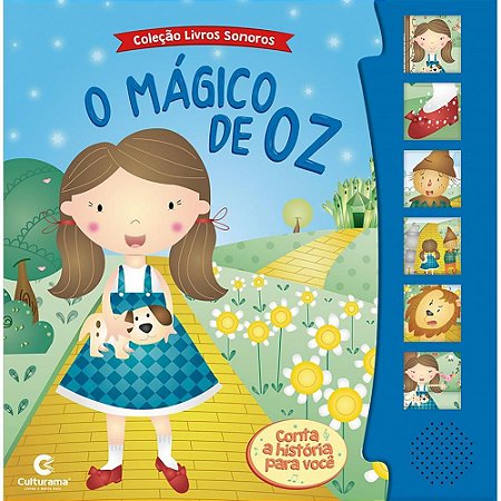 Livro Sonoro Magico de OZ 19,5X19 12P 5SONS