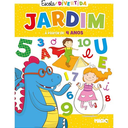 Livro Cartilha Jardim VOGAIS/NUM/FORMAS 48P
