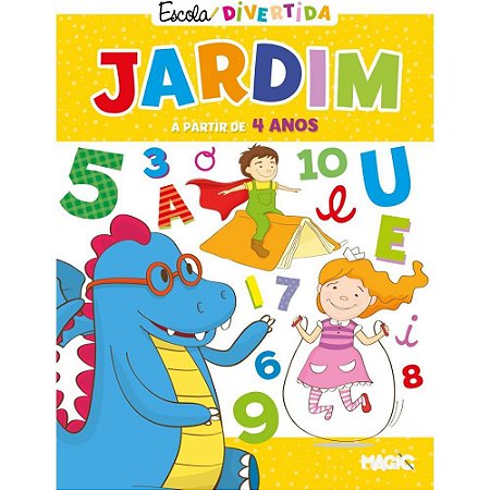 Livro Cartilha Jardim VOGAIS/NUM/FORMAS 48P