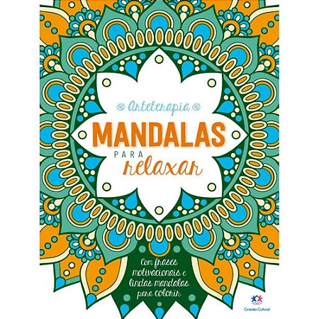Livro de Colorir Mandalas P/RELAXAR 27X20 48PGS