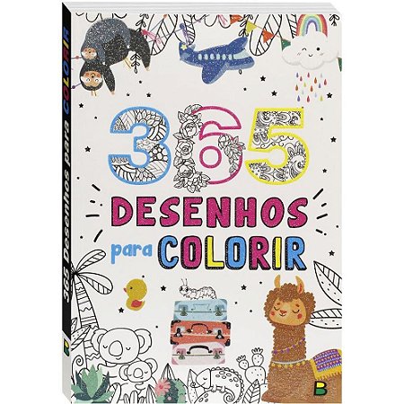 Livro Infantil Colorir 365 Desenhos P/COLORIR BR 288P