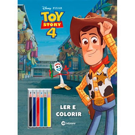 Livro Infantil Colorir TOY STORY C/LAPIS