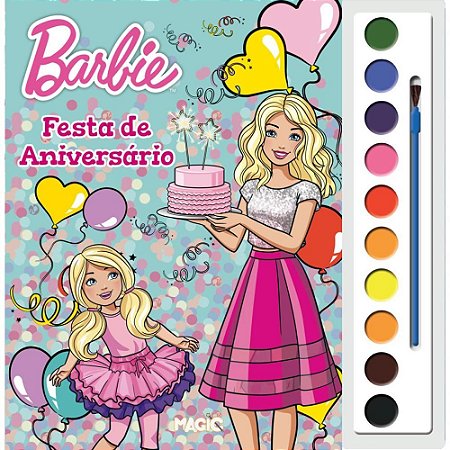 Livro Aquarela Barbie 28X27CM 16PGS (9786555004939)