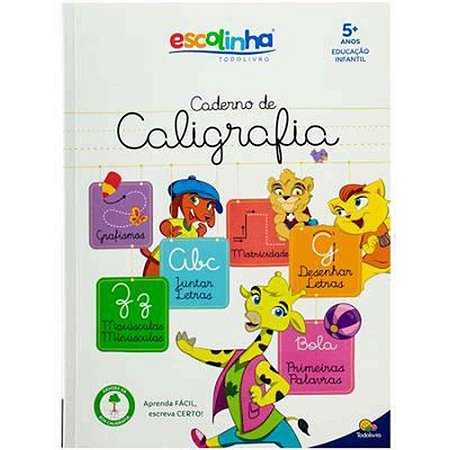 Livro Caligrafia Escolinha Caligrafia 32P20X27C