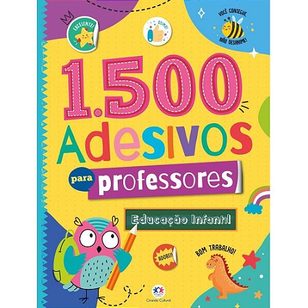 Livro com Adesivos Educacao Infantil C/1500ADES.