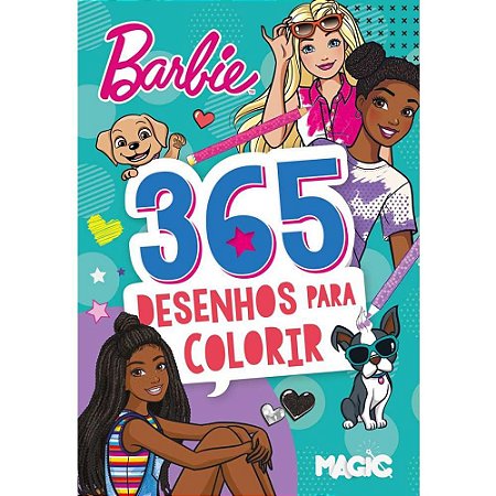 Livro Infantil Colorir 365 Desenhos Barbie 288PGS