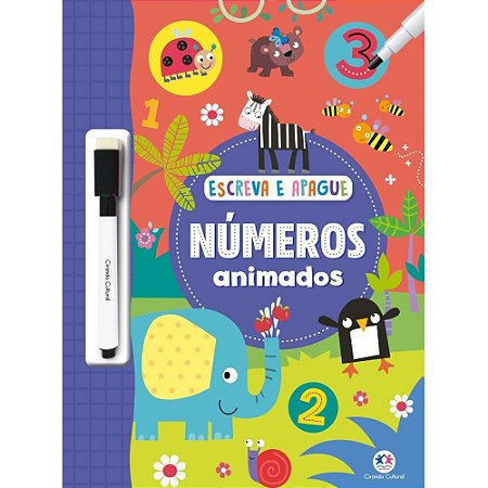 Livro de Atividades Escreva e Apague Numeros