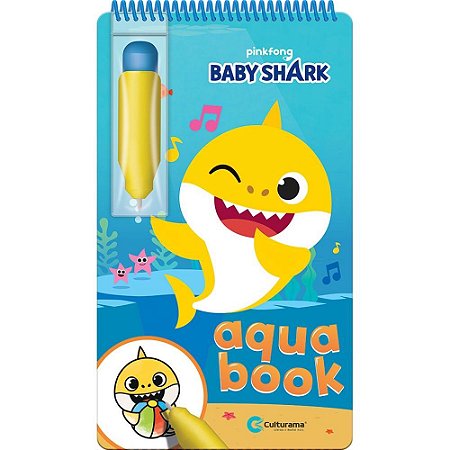 Livro Aquabook BABY SHARK 24,5X14CM 10PGS