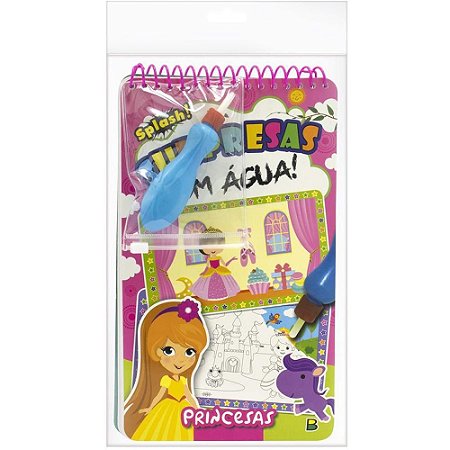 Livro Aquabook Princesas 25X14,2CM 6PAG