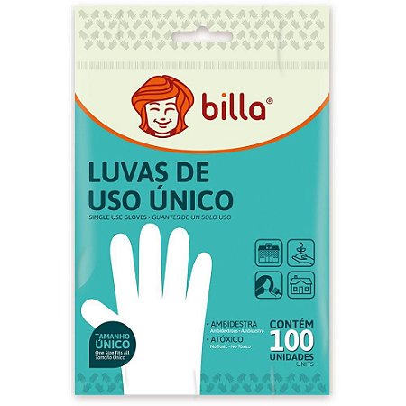Luva Descartavel Tamanho Unico