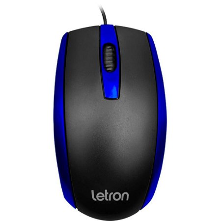 Mouse Optico USB Letron 1000DPI Duo PT/AZ