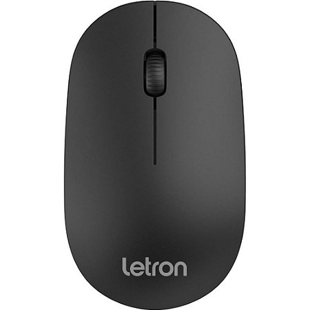 Mouse Optico sem Fio Letron 1600DPI Office SLIM PT
