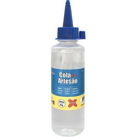 Cola para Artesanato Artesao Silicone Liquido 100ML