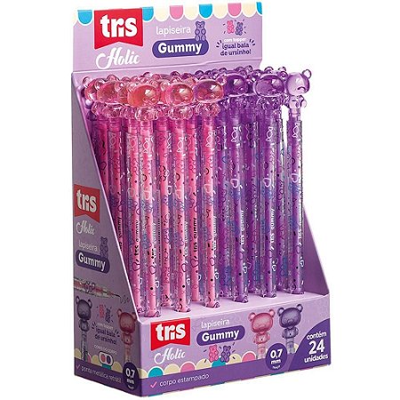 Lapiseira 0.7MM TRIS GUMMY Retrat.ursinho 2COR