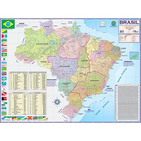 Mapa Periodico Brasil POLITIC/RODOV