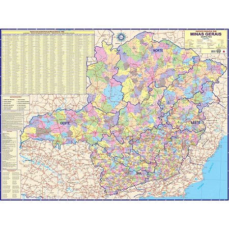 Mapa Periodico EST. de Minas Gerais