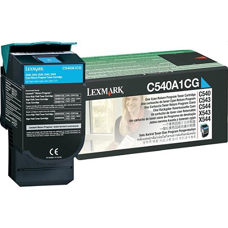 Cartucho de Toner Orig.lexmark C540A1CG Ciano C540/C543/C544
