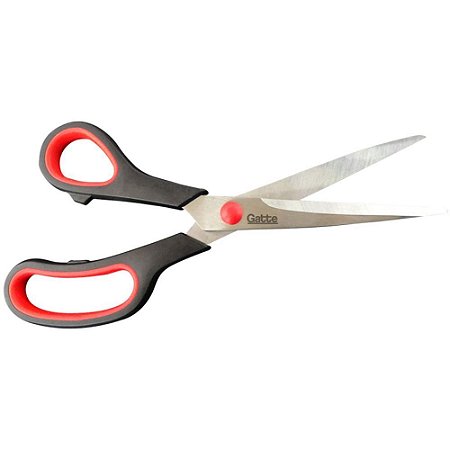 Tesoura Escolar Cabo Preto EMBOR.3 Dedos 14CM