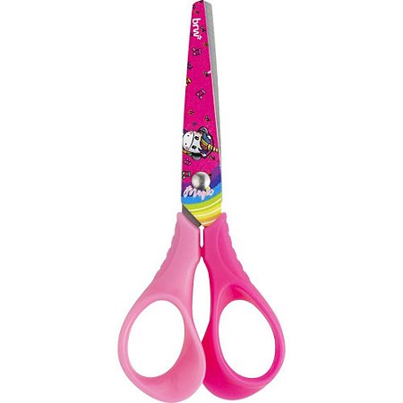 Tesoura Escolar Raptor Lamina Decorada 13CM